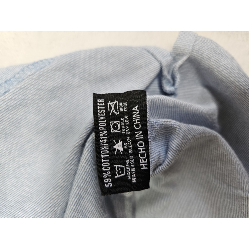 DIXXON Polo Golf Shirt Mens 4XL Stitch Premium Striped Slate Blue Cotton Classic - Picture 5 of 8